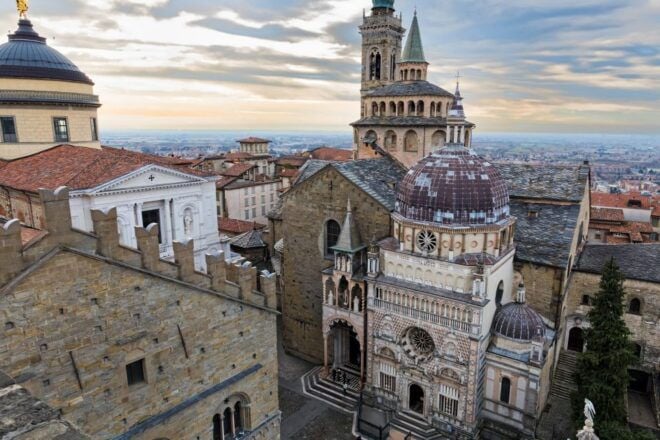 Bergamo Old Town Self-Guided Highlights Scavenger Hunt Tour - Tour Itinerary