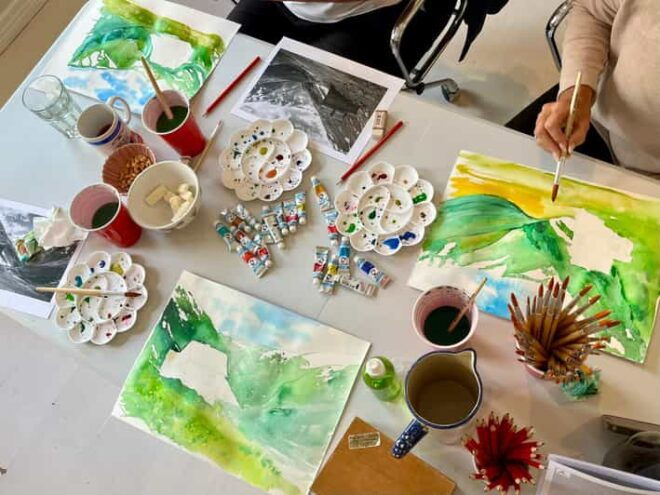 Bergen: Paint Norwegian Landscape With Watercolor - Experience and Learning