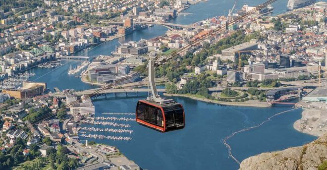 Bergen: Round-Trip Ulriken Cable Car Ticket - Hiking and Dining Options
