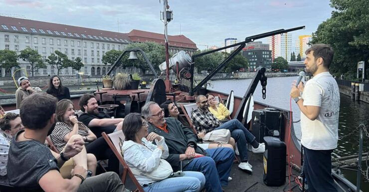 Berlin: Below Deck Comedy - English Comedy on a Boat - Ticket Information