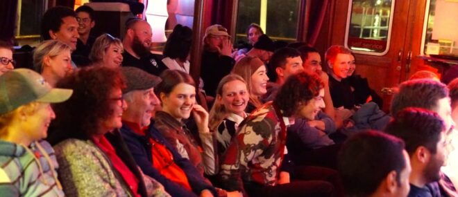 Berlin: Eastern European Comedy Special Ticket and Free Shot - Booking and Meeting Information