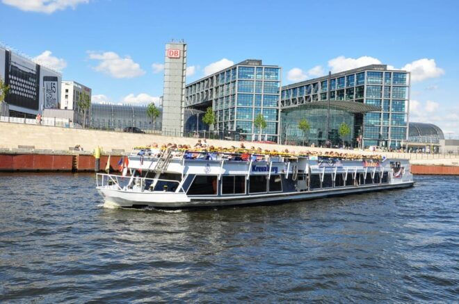 Berlin: Hop-On Hop-Off City Bus Tour With Boat Ride - Boat Ride Experience