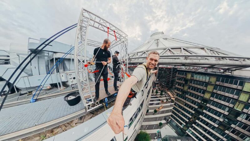 Berlin: House Running at "Das Center" Berlin 40m vertical! - What is the House Running Experience?