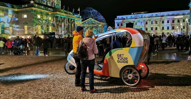Berlin: Illuminated Berlin by Bike Taxi - Tour Options Available