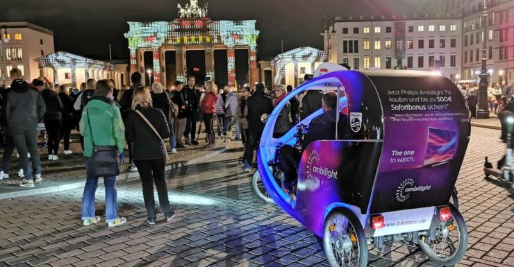 Berlin: Illuminated Berlin by Lit-up Bike Taxi - Key Points