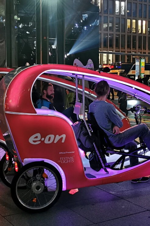 Berlin: Illuminated Berlin by Lit-up Bike Taxi - Experience Berlins Light Festival
