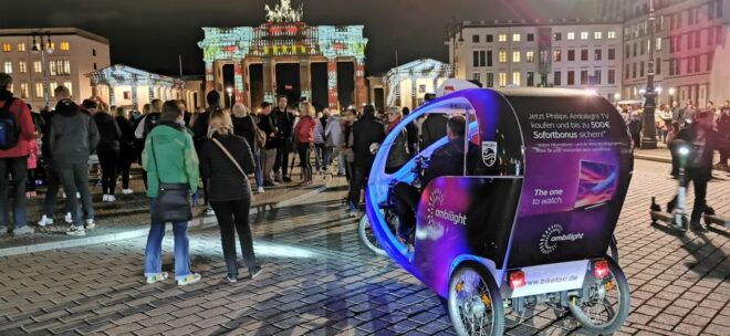 Berlin: Illuminated Berlin by Lit-up Bike Taxi - Iconic Landmarks to Visit
