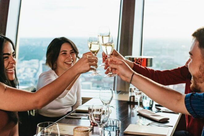 Berlin TV Tower: Fast View Entry With 3-Course Dinner - Indulge in a Delicious 3-Course Dinner