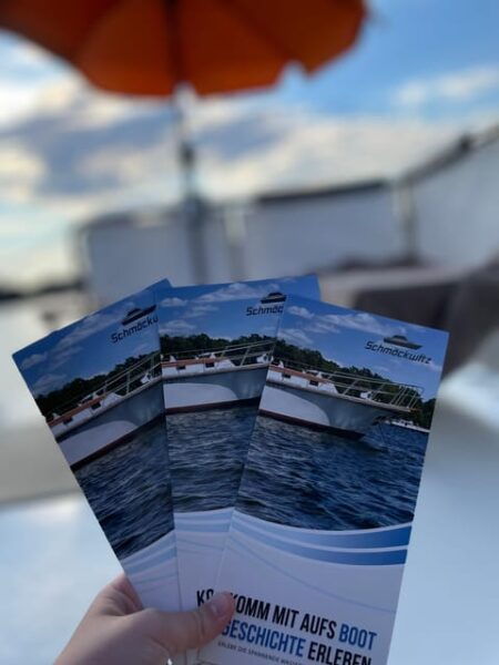 Berlin: Yacht Tour on the Lakes or City - Ideal Group Size