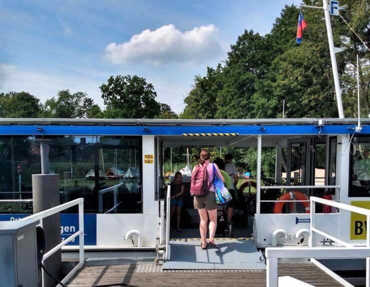 Berlins Biggest Lake & Lagoon: Bike Ride, Solar Ferry, Swim - Key Points