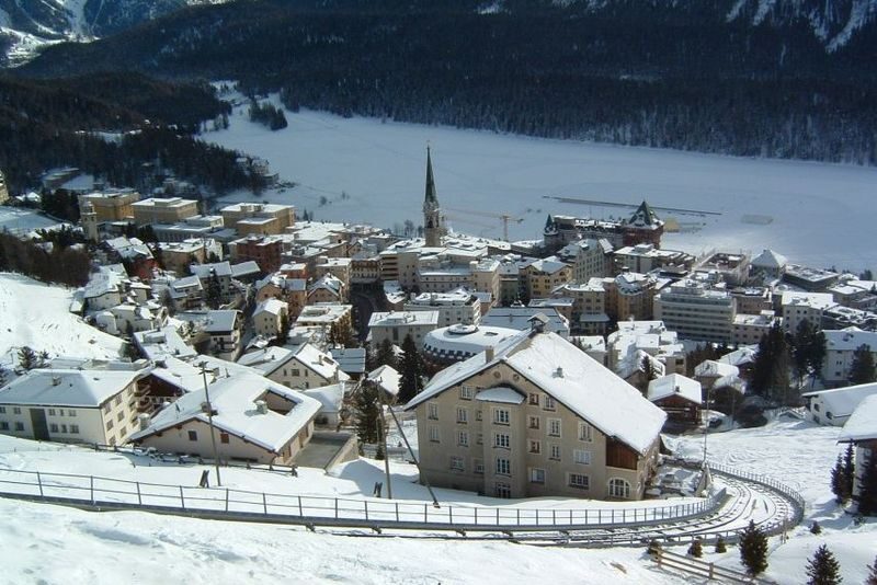 Bernina Red Train and St. Moritz one-day tour from Milan - Tirano: a small town before the big train ride