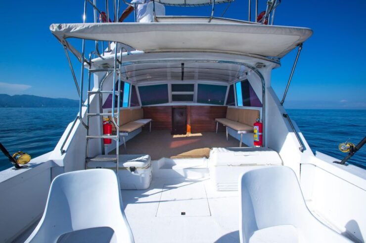 Bertram 38' Convertible Boat in Puerto & Nuevo Vallarta - Experience on Board