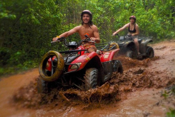 Best ATV Tour, Ziplines and Cenote Swim With Lunch and Transport Included - Ziplining Activity