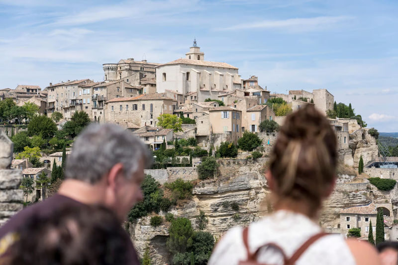 Best of Luberon Tour from Avignon - Lacoste and the castle above the village