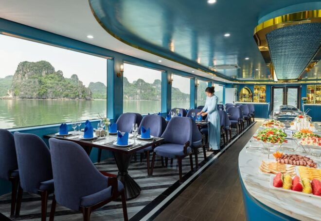 BEST SELLER Halong 5 Star Day Cruise: Buffet Lunch & Jacuzzi - Included Features