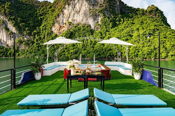 Best Seller Halong Bay Day Cruise with Buffet Lunch & Jacuzzi - The Sum Up