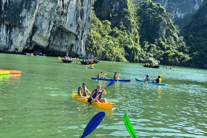 Best Value Ha Long bay 1 day - Lunch, kayak, swimming, transfer - Return to Hanoi – Ending the Day  