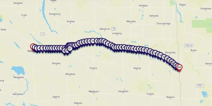 Between Moose Jaw & Manitoba: Smartphone Audio Driving Tour - Tour Overview
