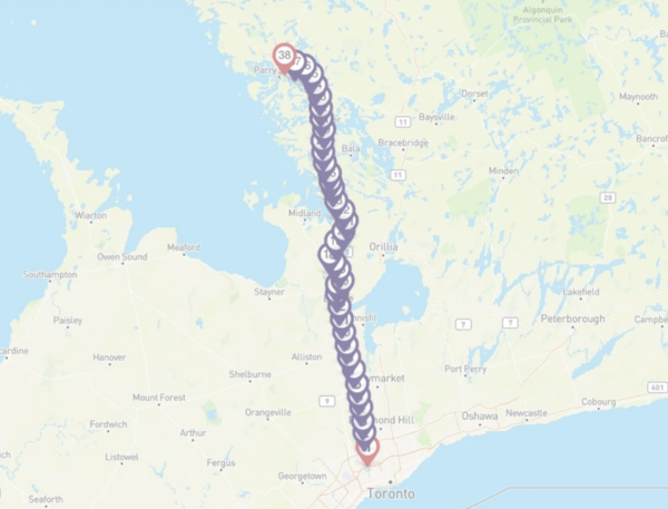 Between Parry Sound & Toronto: Smartphone Audio Driving Tour - Exploring Ontarios Landscapes