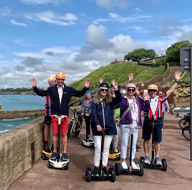 Biarritz happiness: Guided tour by Segway/e-bike + Pala - The Scenic Ride and Historical Narratives