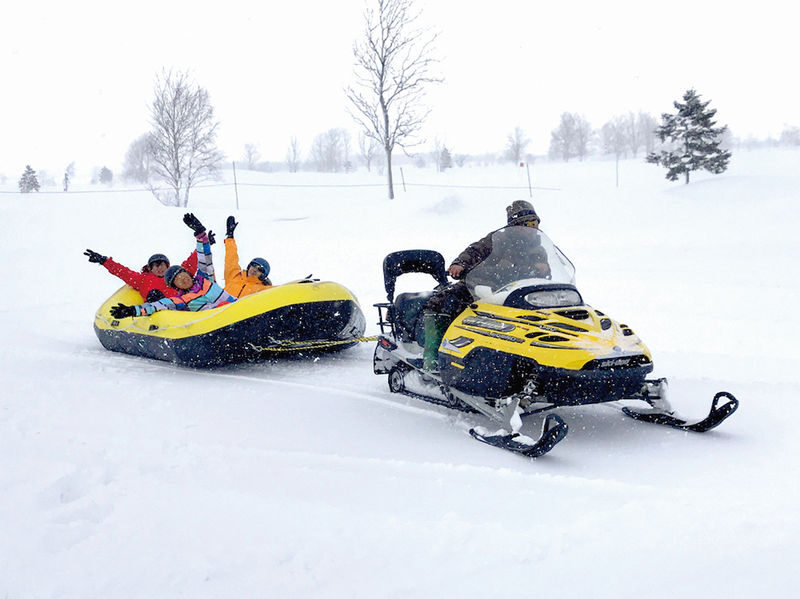 Bibai Snow Land Ski Tour from Bibai - The snowmobile tour is a different kind of ride