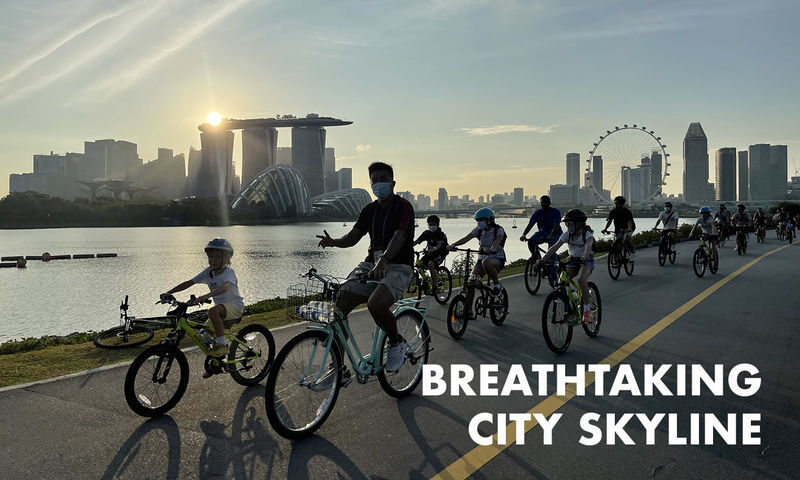 Bicycle Rental at Marina Bay - Crowds, bike condition and riding rules