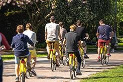 Bicycle Tours in Amsterdam - Bikes, children, and rain