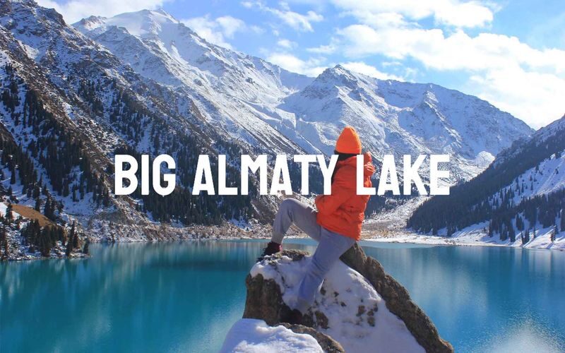 Big Almaty Lake - At Big Almaty Lake: views without the long trek