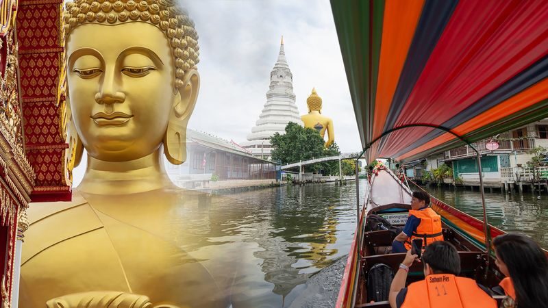 Big Buddha (Wat Paknam) and Canal Longtail Boat Sightseeing Tour - At a glance