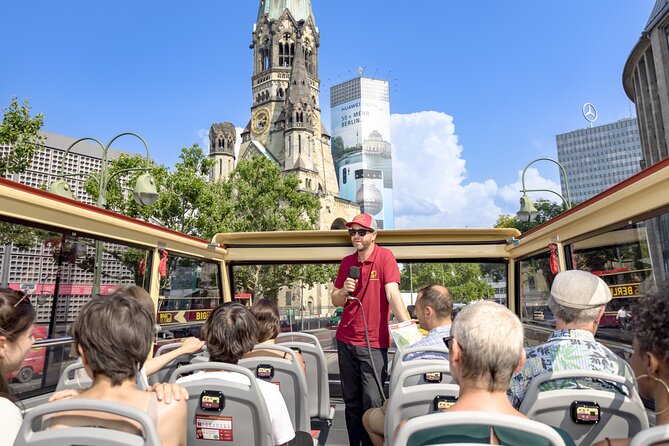 Big Bus Berlin Live Guided Panoramic Tour by Open Top Bus - Booking