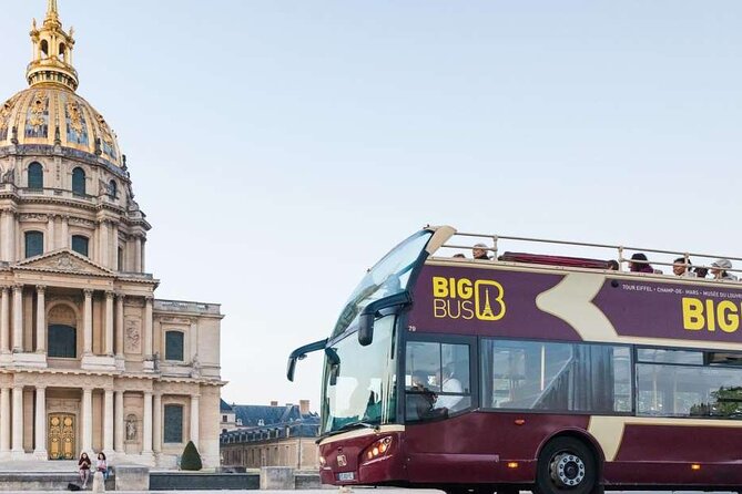 Big Bus Paris Hop-On-Hop With Eiffel Tower 2 Access With Cruise - Hop-On-Hop-Off Bus Routes