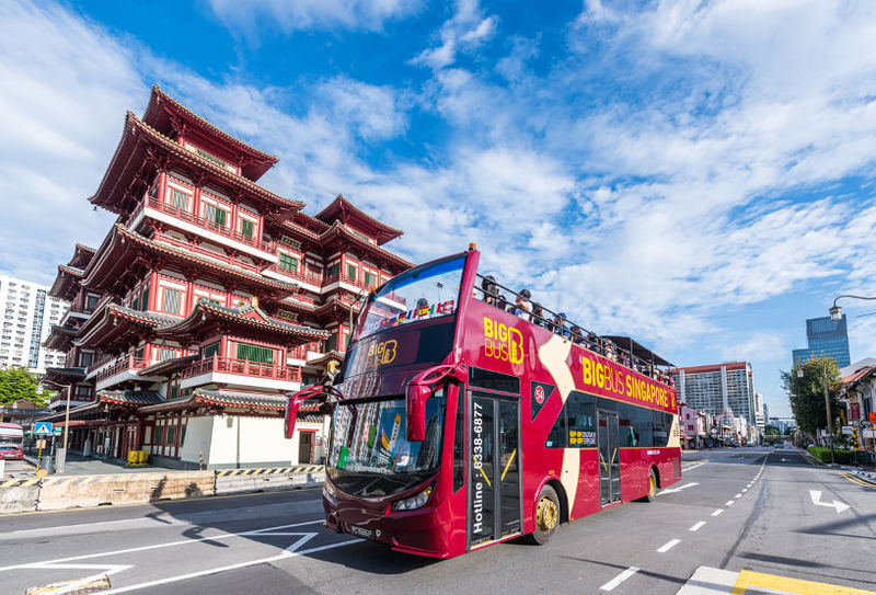 Big Bus Singapore Hop On Hop Off Tour (Open-Top) - Choose the ticket that matches your day