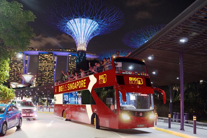 Big Bus Singapore Night Tour With Gardens by the Bay Light Show - Positive Feedback on Tour Guide