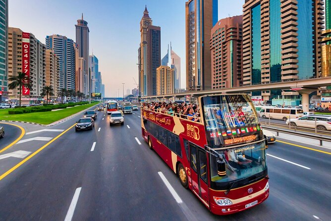 Big Bus Tours Dubai - Hop On Hop Off Dubai City Tour - Tour Itinerary