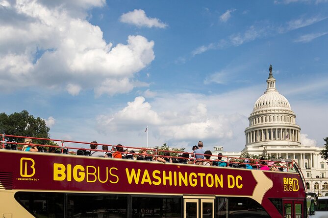 Big Bus Washington DC Open Top Hop-On Hop-Off Tour - Inclusions and Extras