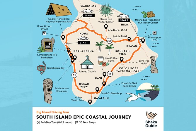 Big Island - South Island Coastal Loop Driving Tour - Highlights and Areas for Improvement