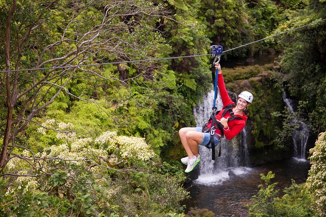 Big Island Zipline Over KoleKole Falls - Longest Zipline in Hawaii