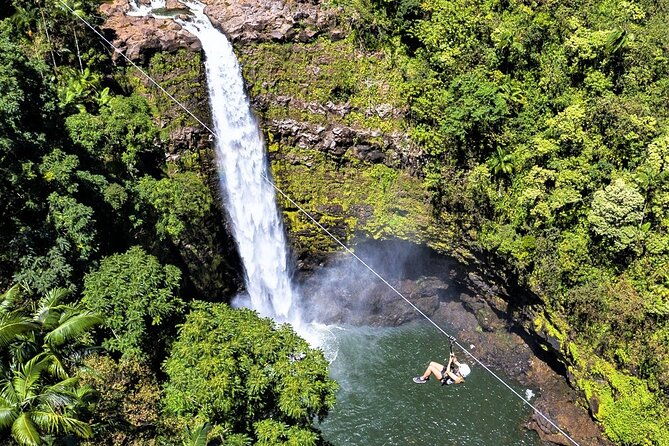 Big Island Zipline over KoleKole Falls w/ Hilo Cruise Ship Pickup - Introduction to the Big Island Zipline Experience