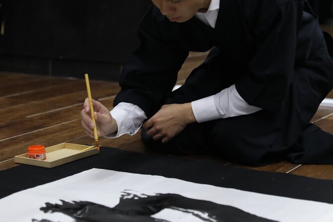 Big Shodo Japanese Calligraphy Near Osaka Castle - Location