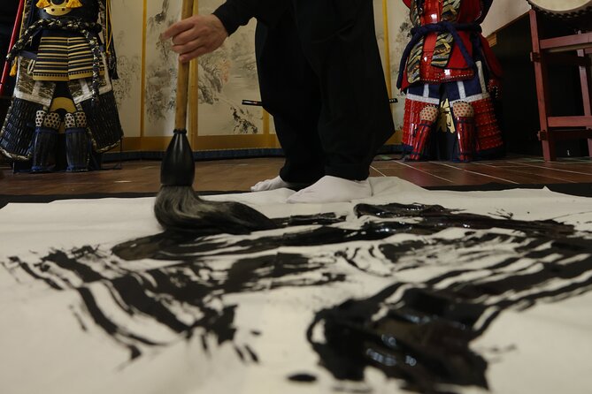 Big Shodo Japanese Calligraphy Near Osaka Castle - Frequently Asked Questions