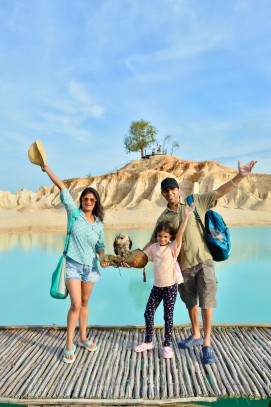 Bintan Tour Packages by Taxi Bintan Island - Blue Lake and desert: a good place for photos