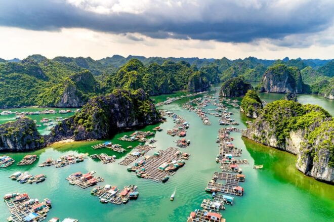 Birds Eye View of Ha Long Bay Seaplane -25 Minutes From SKY - Notable Sights