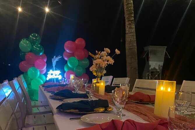 Birthday Dinner On Beach In Montego Bay Jamaica - Good To Know