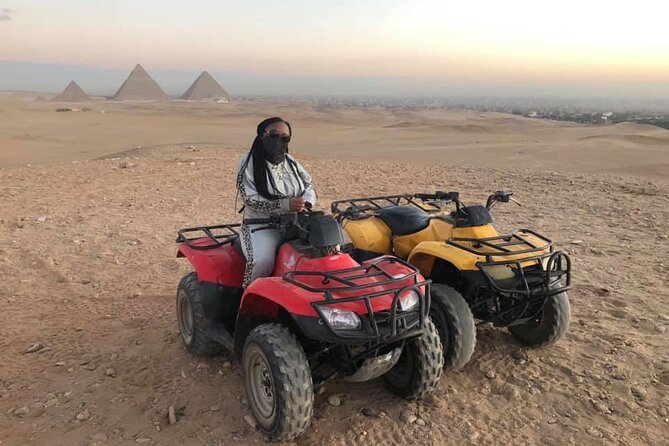 Black Pharaohs Adventure To Giza Pyramids, Great Sphinx With Camel Ride & ATVs - Inclusions and Logistics