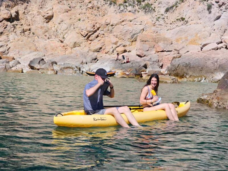Blanes: Kayak and Snorkel Tour with Guide - Detailed itinerary breakdown