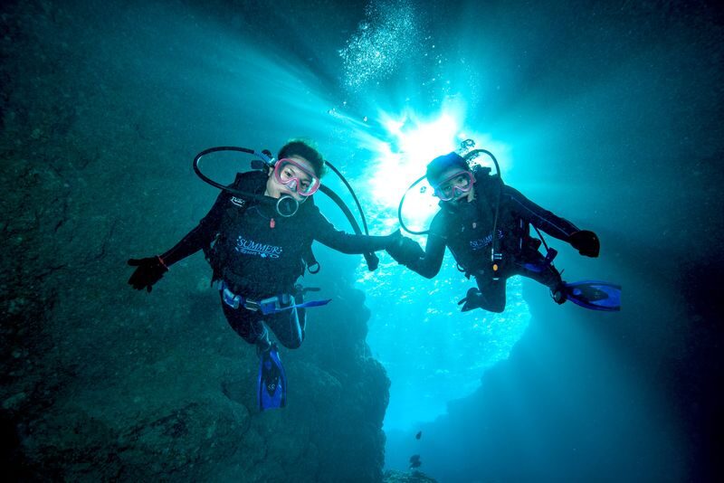 Blue Cave Diving/Snorkeling & Churaumi Aquarium Ticket in Okinawa - Choosing snorkeling or scuba