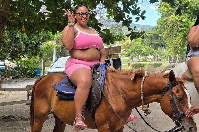 Blue Hole, Horseride with Swim and Bamboo Rafting Ocho Rios - The Experience Guides