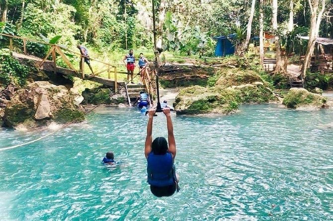 Blue Hole Secret Falls and River Tubing Private Tour - Pricing and Reservation