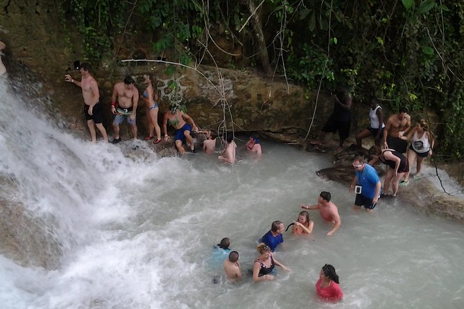 Blue Hole, Zipline and Dunns River Falls From Falmouth - Tour Highlights