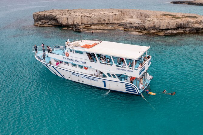 Blue Lagoon Trip With Slide & Music Departing From Latchi Harbour - Frequently Asked Questions